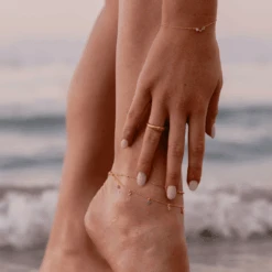 Bracelet Cheville Cassiopée -Olivia Jewelry 1