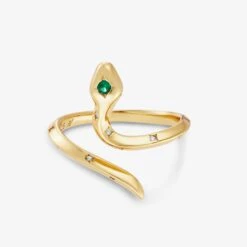 Bague Naja Émeraude
