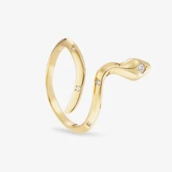 Bague Naja Blanche -Olivia Jewelry R FT0265 G W 54 2