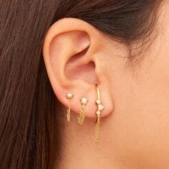 Mini Chaîne -Olivia Jewelry Voie lactee Dore 2