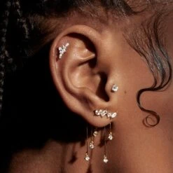 Cléo Titane -Olivia Jewelry earfinity cropped leonie 31471629 c0c6 4ee9 b909 94e7501aafa0