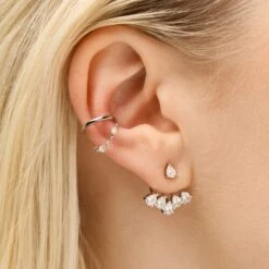 Earcuff Goutte -Olivia Jewelry goutte argent