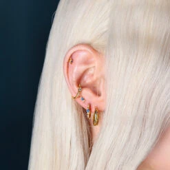 Earcuff Elena Blanche -Olivia Jewelry luna bleu 1