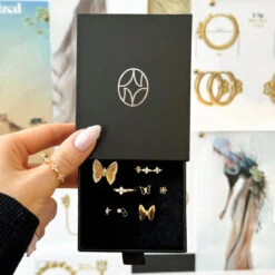 Boucle Flora -Olivia Jewelry renaissance boite