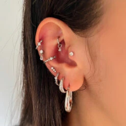 Earcuff Elena Blanche -Olivia Jewelry rym elena atlantide